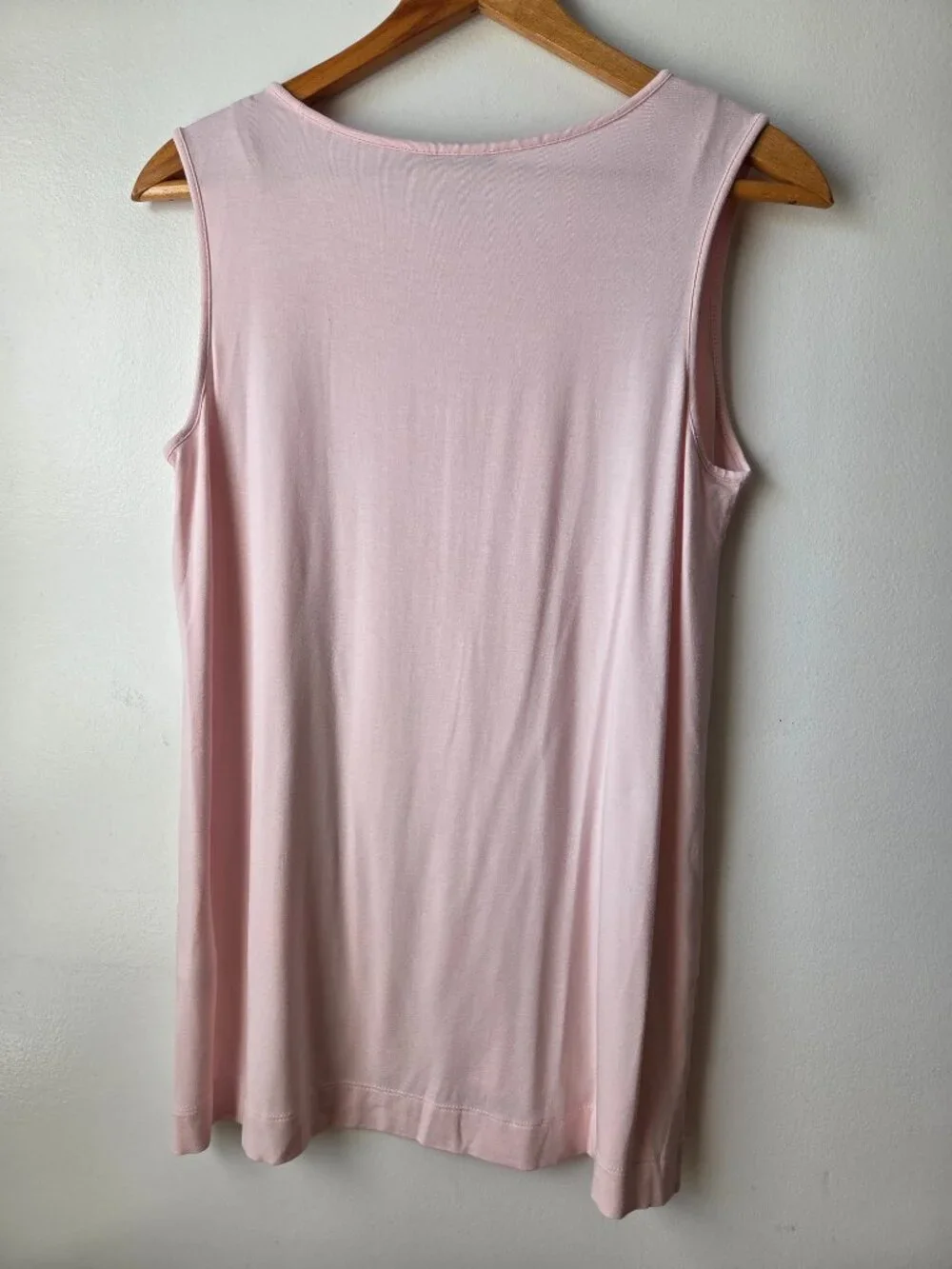 LIKE NEW J JILL BLUSH PINK 2 PC TANK & CARDIGAN LOOSE FITTING SIZE SMALL